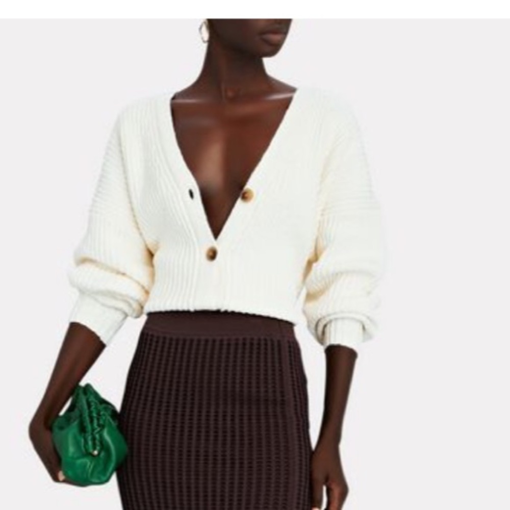 Bassike ribbed waisted cardigan